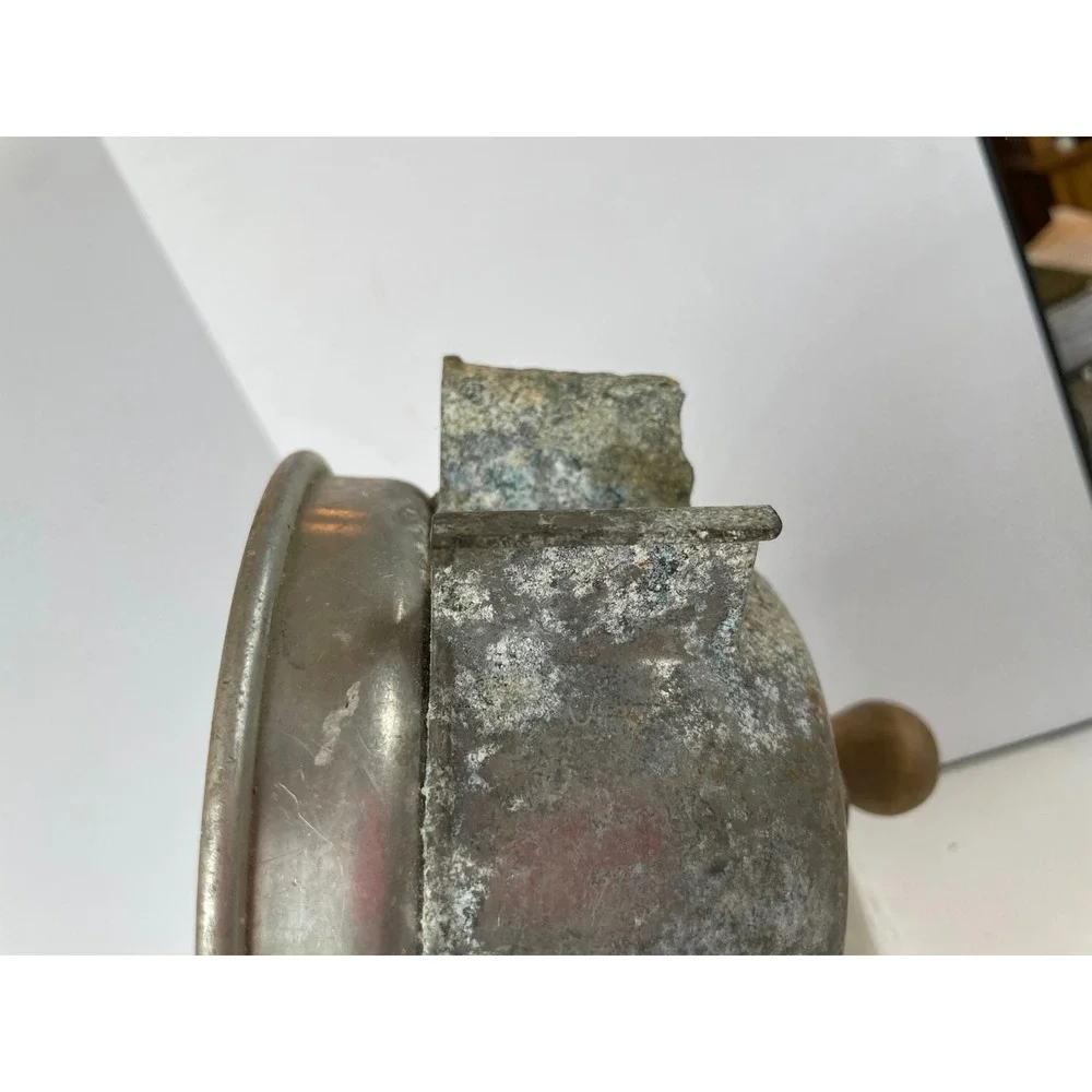 Vintage Central States Mfg Co Hand Crank Juicer St Louis MO Metal Silver OS